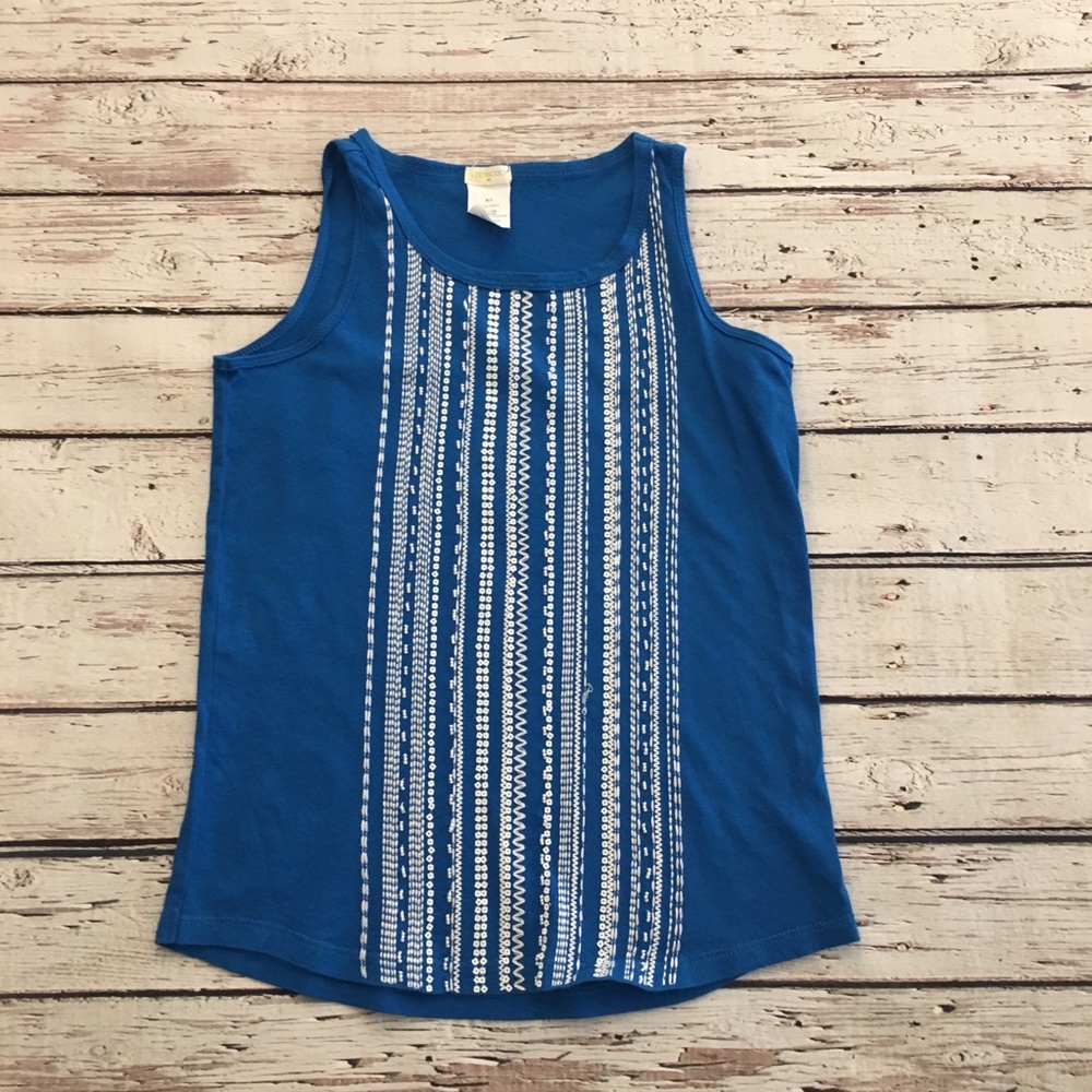 J. Crew Crewcuts Blue Sparkle Top
